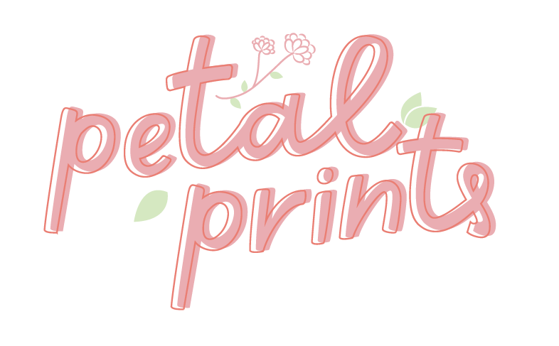 Handmade Pink Petal Print Sun Catcher (Gold Collection) – Mini
