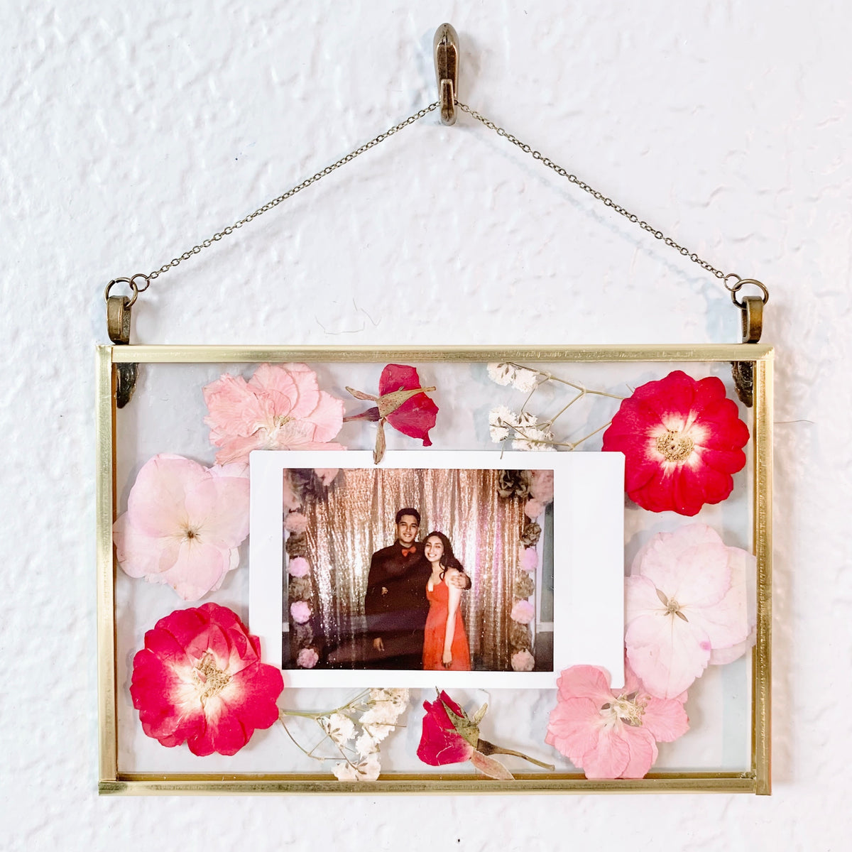 Flower Polaroid Frame  Framed Flower Boutique