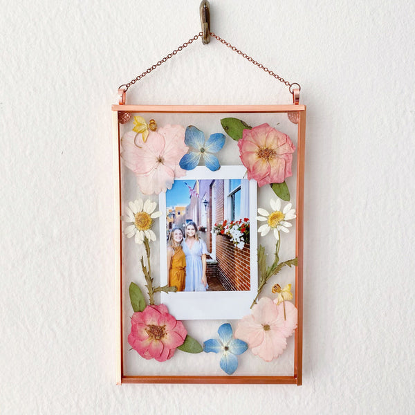 Handmade Petal Print Pressed Flower Frame