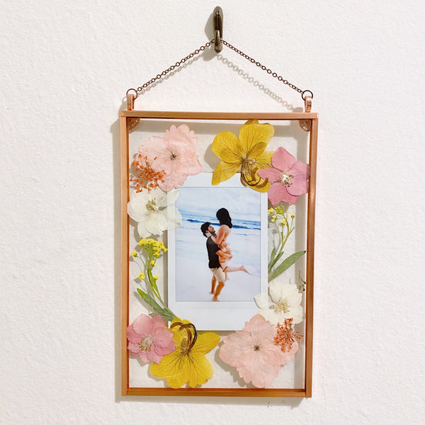 Handmade Petal Print Pressed Flower Frame