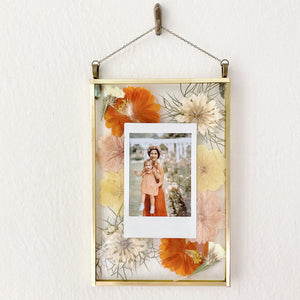 Handmade Petal Print Pressed Flower Frame