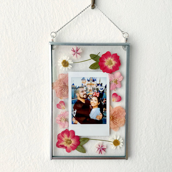 Handmade Petal Print Pressed Flower Frame